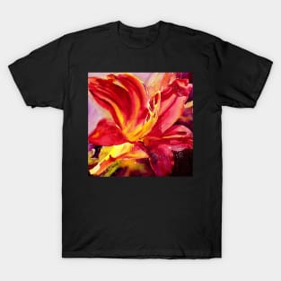 Red Day Lily T-Shirt